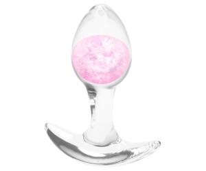 NS Novelties - Transparent Anal Plug - S (Pink)