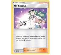 N's Resolve 200/236 Uncommon Pokemon Card (Cosmic Eclipse) + 1x TitanCards® Toploader