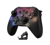 Ns21 Wireless Game Console+Stand For Sw&it&ch/Ps3/Ps4/Android/Ios 6-Axis Gyro Joystick Dual Motor Bluetooth Gamepad(Blackone)