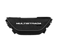 NSADDKF Motorcycle Handlebar Bag Front Fork Storage Conta for Multistrada V4 Rally Motorcycle Accessories Tools Bag Waterproof and Dustproof Convenient Travel Handlebar(M-6)