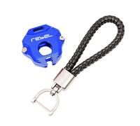 NSADDKF Motorcycle Key Shell Protective Case For HON@&DA Rebel CM1100 REBEL 1100 1100T DCT Motorcycle CNC Accessories Key Cover Case Shell Keychain Keyring Key Chain Holder(1Set Blue)