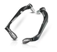 NSADDKF Motorcycle Windproof Handguard Aluminum Alloy Mot for Apr@&Ilia Rs125 2009 2008 2007 1996-2010 Motorcycle Universal Handlebar Grips Brake Clutch Levers Guard Protector(Gray)