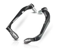 NSADDKF Motorcycle Windproof Handguard Aluminum Alloy Mot for Apr@&Ilia RS4 RS125 RS50 RS 125 50 1999-2022 Motorcycle Handlebar Grips Brake Clutch Levers Protector Universal Lever Guard(Gray RS4)