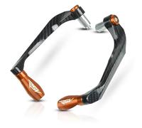 NSADDKF Motorcycle Windproof Handguard Aluminum Alloy Mot for Apr@&Ilia RSV4 Factory RSV4R RSV4RR RSV 4R 4RR 2020 2021 2022 Motorcycle Handlebar Grips Brake Clutch Levers Guard Protector(Orange RSV)