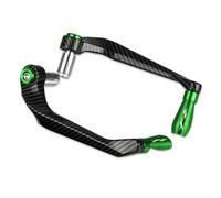 NSADDKF Motorcycle Windproof Handguard Aluminum Alloy Mot for FZ07 FZ8 FZ-07 FZ 8 2010-2021 2022 Universal Motorcycle Handguard Brake Clutch Lever Protector Motorbike Hand Guard(FZ Logo Green)
