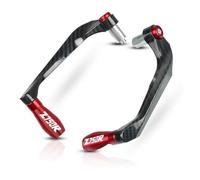 NSADDKF Motorcycle Windproof Handguard Aluminum Alloy Mot for Ka&@wasaki Z750 Z750R Z750S 1976-2012 2011 2010 Motorcycle Handlebar Grips Brake Clutch Levers Protector 78'' 22MM Lever Guard(Red Z750R)