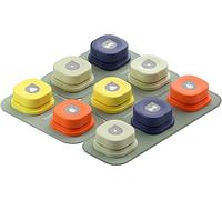 NSADE Dog Button Record Talking Pet Communication Vocal Training Interactive Toy Bell Ringer with Pad and Sticker Easy to Use(9 Packs)