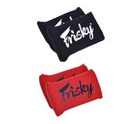 Nsaroche 2 Pieces Padded Gloves Gel Double SBR Punch Full Hand Protection Comfortable Suitable for Boxing Muay Thai Punching Bag Training, black and red