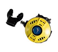 Nsaroche 2 Pieces Second Stage Regulator Scuba Diving Equipment Breath Adjuster Flexible Brass Connector Suitable for Diving Water Sport, Yellow