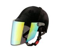 Nsaroche Breathable, Adjustable Riding Helmet for Children, Helmet, Riding Helmet with Secure Closure, PP Material, Washable Padding, Colored lenses