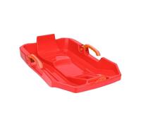 Nsaroche Downhill Snow Sled Kids Toboggan Sled Children Sand Sled Grass Sled with Handle Brake Pull Rope Lightweight Sturdy Suitable for Children, Red