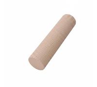 Nsaroche Eva Foam Roller Physical Therapy Roller Self Massage Muscle Support Textured Surface Suitable for Home Relaxation Fitness, Coffee, 45x10cm