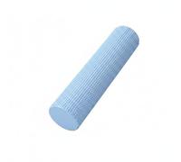 Nsaroche Eva Foam Roller Physical Therapy Roller Self Massage Muscle Support Textured Surface Suitable for Home Relaxation Fitness, Blue, 45x10cm