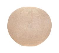 Nsaroche Exercise Ball Cover with Non-Slip Grip, Dustproof Cover for Pilates Chair, Beige 65cm