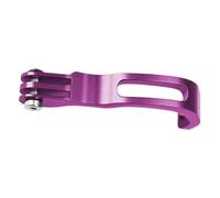 Nsaroche Front Light Mount, Lamp Holder, Headlight Mount on The Fork And Camera Mount, Lightweight Aluminum Material, Suitable for Bikes And Mor, Purple