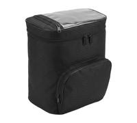 Nsaroche Motorcycle Backrest Bag Rear Backrest Hanging Organizer Pouch with Quick Install And Waterproof Oxford for Bumpy Roads Suitable for electric, black
