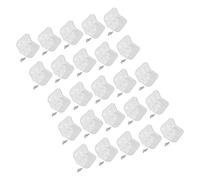 Nsaroche Pack of 25 Practical Snow Stops for Standing Seam Roofs, Sturdy, Portable and Reusable, Snow Accumulation on The Roof, Clear