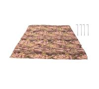 Nsaroche Tent Footprint Outdoor Ground Sheet Tarp Mat Portable Lightweight Polyester Taffeta Packs Easily And Resists Abrasion Suitable for Camping Hiking Back, 3x2.9m