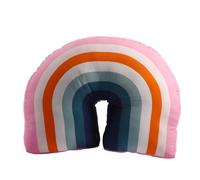 Nscdd Arch U Shape Neck Pillow Toy Kids Playroom Stuffed Multicolor Cushion for Sofa Chairs Home Office Bedroom Decoration Kids Playroom Cushion