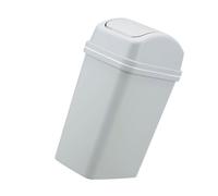 Nscdd Swing Top Bin 10L Waste Disposal Solution Waste Bin with Lid for Home and Office Use Space Saving Wastebasket
