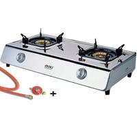 NJ Commerce Nj Nsd-2 Portable 2 Burner Gas Stove Indoor Gas Cooktop Lpg 7.2Kw