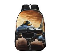 NSDdefAWCGT 17 inch Laptop Backpack Falcon Fighter Large Travel Daypack Laptop Bag Travel Hiking Camping Rucksack