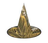 NSDdefAWCGT Halloween Women Witch Hat A Few Leaves Wizard Hat for Adult Halloween Costume Witch Cap Cosplay