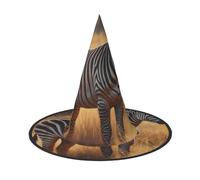NSDdefAWCGT Halloween Women Witch Hat Animals on the Grass Wizard Hat for Adult Halloween Costume Witch Cap Cosplay