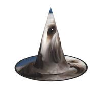 NSDdefAWCGT Halloween Women Witch Hat Cute Dog Wizard Hat for Adult Halloween Costume Witch Cap Cosplay