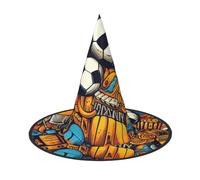 NSDdefAWCGT Halloween Women Witch Hat Doodle Sport Background Wizard Hat for Adult Halloween Costume Witch Cap Cosplay