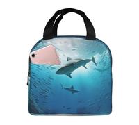 NSDdefAWCGT Insulated Lunch Bag for Women Men Reusable Small Lunchbox Animals The Ocean Portable Lunch Box for Work Picnic