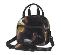 NSDdefAWCGT Insulated Lunch Bag for Women Men Reusable Small Lunchbox Bear on The Branch Portable Lunch Box for Work Picnic