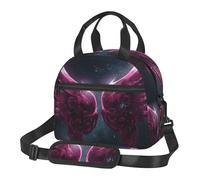 NSDdefAWCGT Insulated Lunch Bag for Women Men Reusable Small Lunchbox Beautiful Wings Among The Stars Portable Lunch Box for Work Picnic