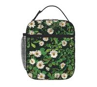 NSDdefAWCGT Insulated Lunch Bag for Women Men Reusable Small Lunchbox Daisies on The Ground Portable Lunch Box for Work Picnic