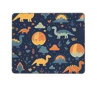 NSDdefAWCGT Mouse Pad for Gaming 7 x 8.6 in Dinosaur Pattern Mousepad Cute Square Mousepad Non-Slip Rubber Base Mouse Mat with Designs for Laptop Computer Office
