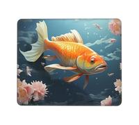 NSDdefAWCGT Mouse Pad for Gaming 7 x 8.6 in Fish Lover Mousepad Cute Square Mousepad Non-Slip Rubber Base Mouse Mat with Designs for Laptop Computer Office