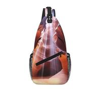NSDdefAWCGT Sling Bag for Women Men Chest Bag Daypack Fanny Pack Antelope Canyon Cross Body Bag for Outdoor Hiking Travel