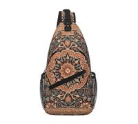 NSDdefAWCGT Sling Bag for Women Men Chest Bag Daypack Fanny Pack Antique Orientalist Art Cross Body Bag for Outdoor Hiking Travel