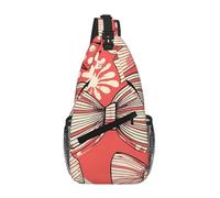 NSDdefAWCGT Sling Bag for Women Men Chest Bag Daypack Fanny Pack Cartoon Bow Tie Cross Body Bag for Outdoor Hiking Travel