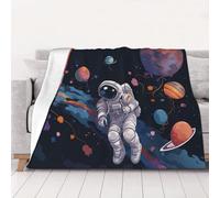 NSDdefAWCGT Throw Blanket for Couch Soft Lightweight Bed Blanket Astronaut Space Flight Portable Throw Blankets for Bed Sofa Camping and Travel Home Decor 80"x60"