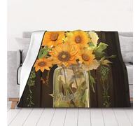 NSDdefAWCGT Throw Blanket for Couch Soft Lightweight Bed Blanket Flower Bottle Portable Throw Blankets for Bed Sofa Camping and Travel Home Decor 40"x30"