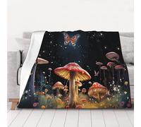 NSDdefAWCGT Throw Blanket for Couch Soft Lightweight Bed Blanket Moth Behind Mushroom Portable Throw Blankets for Bed Sofa Camping and Travel Home Decor 40"x30"