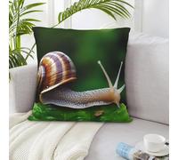 NSDdefAWCGT Throw Pillow Cover 26"x26" Animal Snail Throw Pillow Case Farmhouse Couch Pillow Case Square Cushion Pillowcase Soft Luxurious Decor Throw Pillows for Couch Bed Home Decor