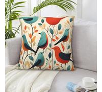 NSDdefAWCGT Throw Pillow Cover 26"x26" Flock of Birds Throw Pillow Case Farmhouse Couch Pillow Case Square Cushion Pillowcase Soft Luxurious Decor Throw Pillows for Couch Bed Home Decor