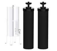 NSF/ANSI 42 Certified Black Purification Elements, for BB9-2® Water Filters Replacement, Compatible with Berkey Gravity Filtration System, Replacement for Berkey Black Filter, Pack of 2