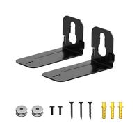 NSFKCED Wall Fixing Bracket Kit for Samsung Soundbar N950 MS750 MS751 HW-Q990B HW-Q910B HW-Q800B HW-Q700B HW-Q600B HW-Q60B HW-N400 HW-MS650 HWMS650, Sound Bar Black Wall Mount Bracket with Accessories