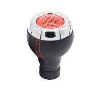 NSFSAYYDSW 1Pc 5 6 Speed Manual Gear Knob Fit For MINI Fit For COOPER R55 R56 R57 R58 R59 R60 R61 Leather Shifter Handball Gear Shift Head Shift knob(6 Speed)