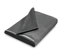 NSGZ 60" x 80" Satin Duvet Cover for Weighted Blanket, Luxury Silky Removable Satin Weighted Blanket Cover with 8 Ties Secure Fastening, Dark Grey