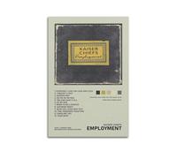 nshdahns Employment Kaiser Chiefs Poster Wall Art Vintage Art Cover Room Decor Aesthetic Bedroom Posters For Bedroom 12x18inch(30x45cm) Unframe-style
