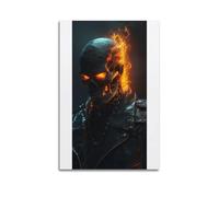 nshdahns Ghost Rider Poster Wall Art Vintage Art Cover Room Decor Aesthetic Bedroom Posters For Bedroom 12x18inch(30x45cm) Unframe-style